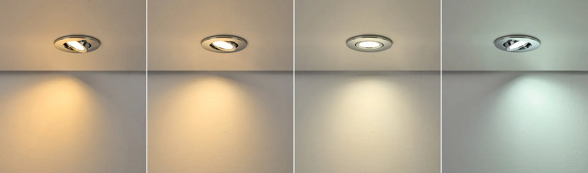 Mave 4/6/8W, Triac Dimmable 4CCT LED Adjustable Downlight- Various Finishes