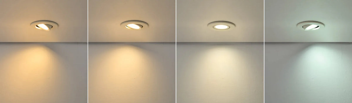Mave 4/6/8W, Triac Dimmable 4CCT LED Adjustable Downlight- Various Finishes