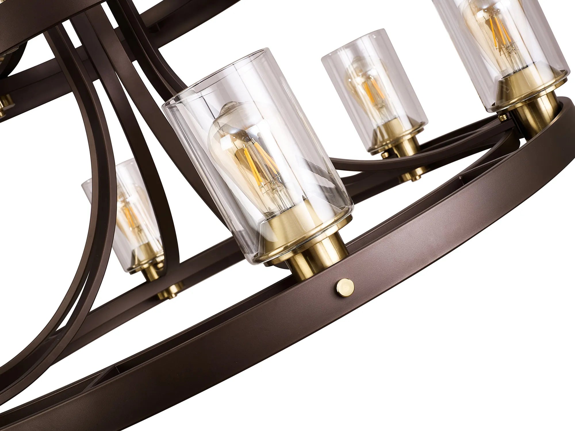 Halo 90cm 2 Tier Round Pendant 3+6 Light