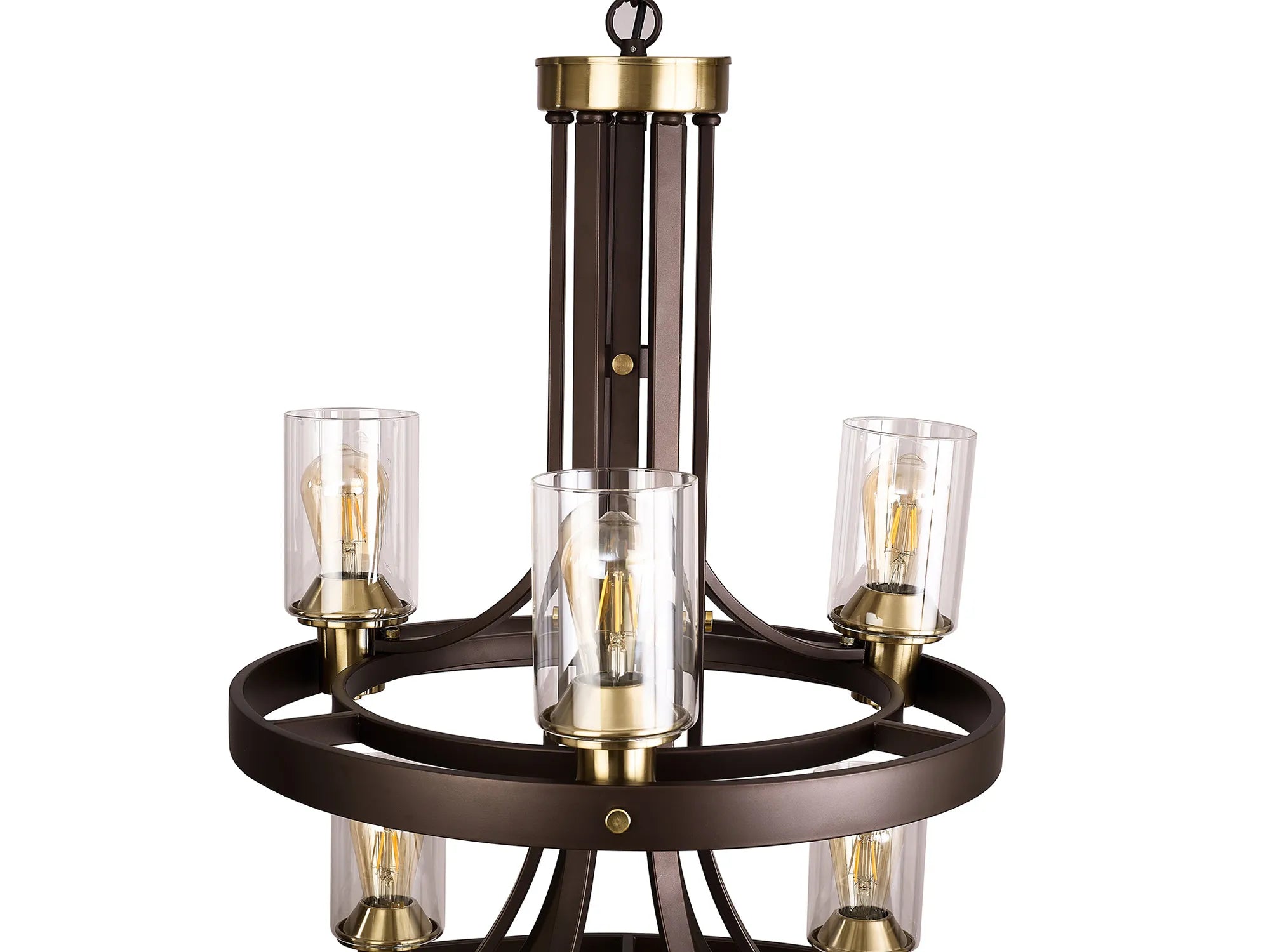 Halo 90cm 2 Tier Round Pendant 3+6 Light