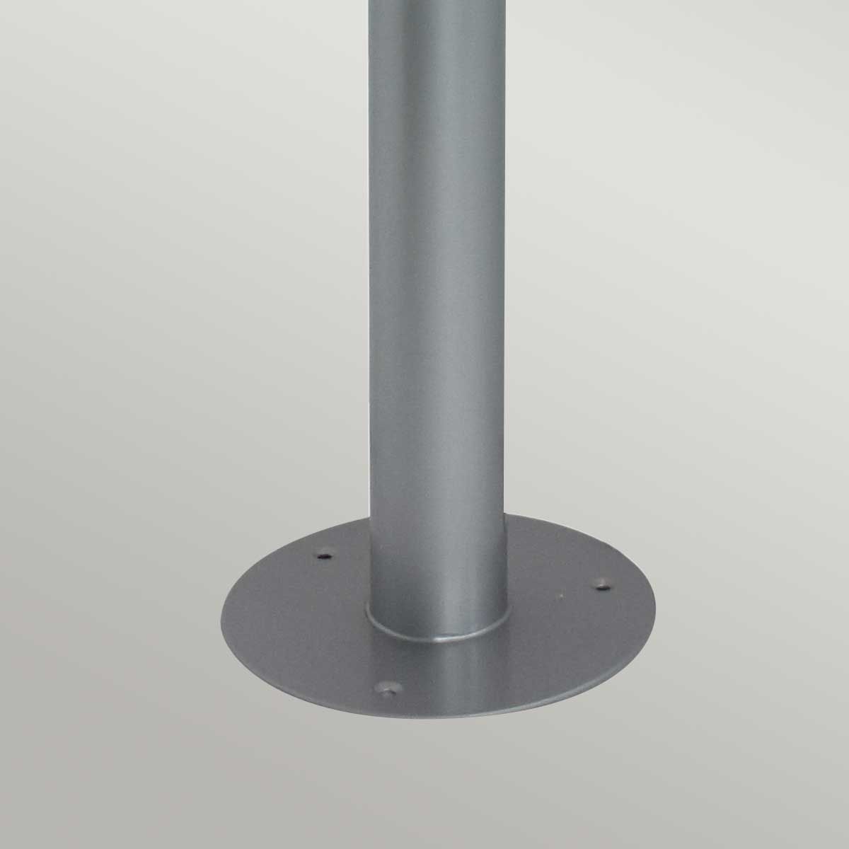 Malmo 1 Light Post Light - Silver IP44 E27