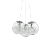 Mapa Sat 3Lt Cluster Brass/Nickel Finish