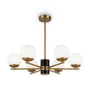 Camina 6/8Lt Chandelier - Brass Finish