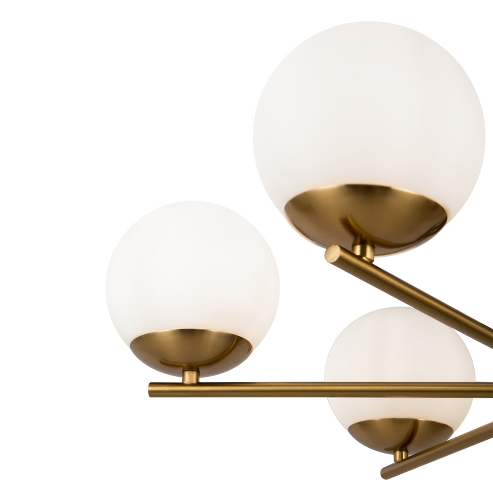 Camina 6/8Lt Chandelier - Brass Finish