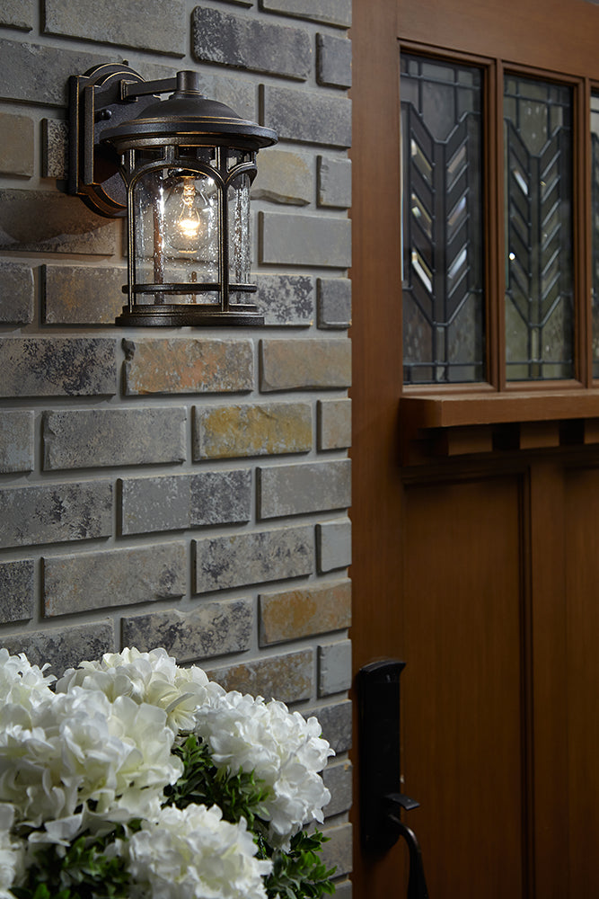 Marblehead Medium Wall Lantern – Bronze Finish