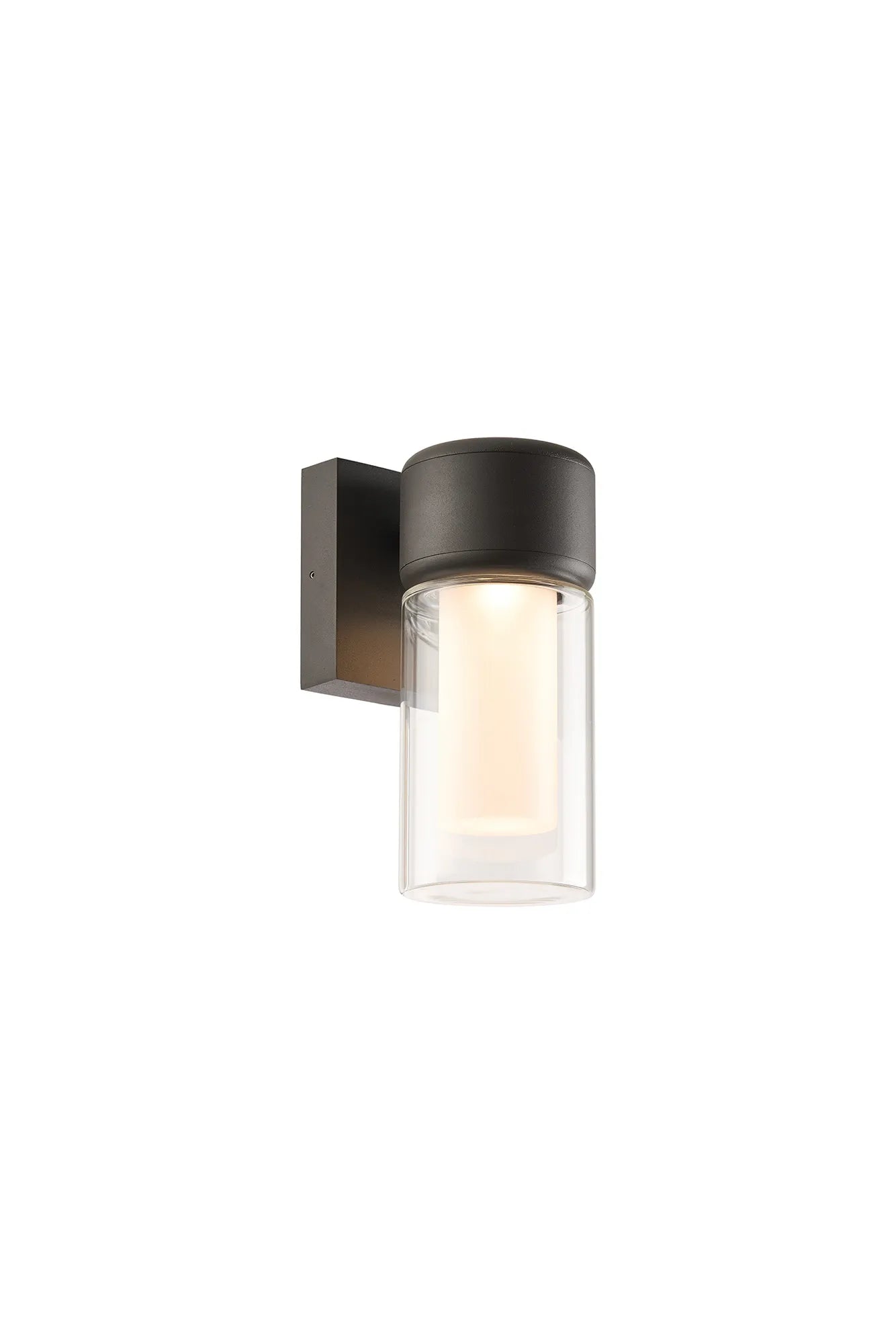 Marland IP65 Downward Wall Lamp - Anthractite/Black/Cacao