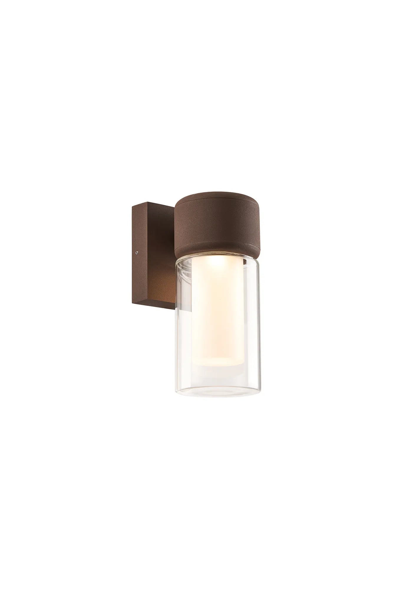 Marland IP65 Downward Wall Lamp - Anthractite/Black/Cacao