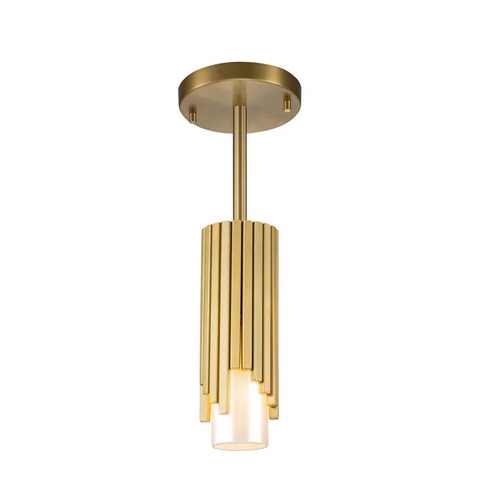 Marvele 1 lt Mini Pendant - Aged Brass