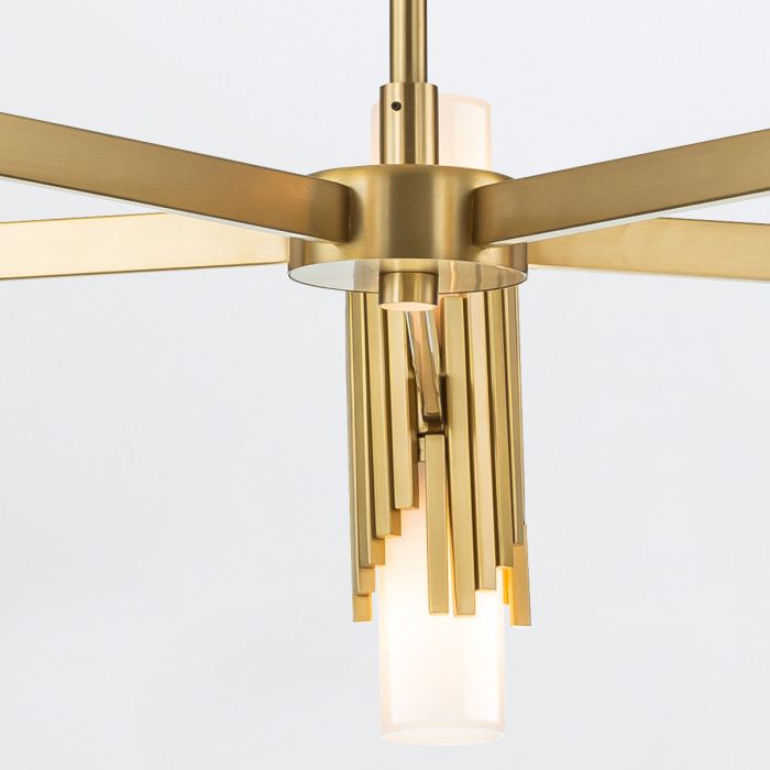 Marvele 6/8/10 Lt Chandelier - Aged Brass
