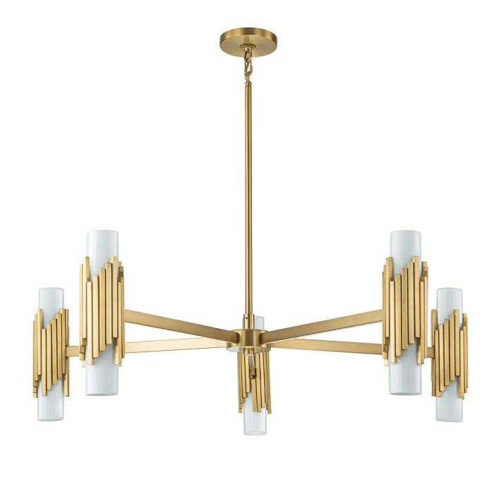 Marvele 6/8/10 Lt Chandelier - Aged Brass