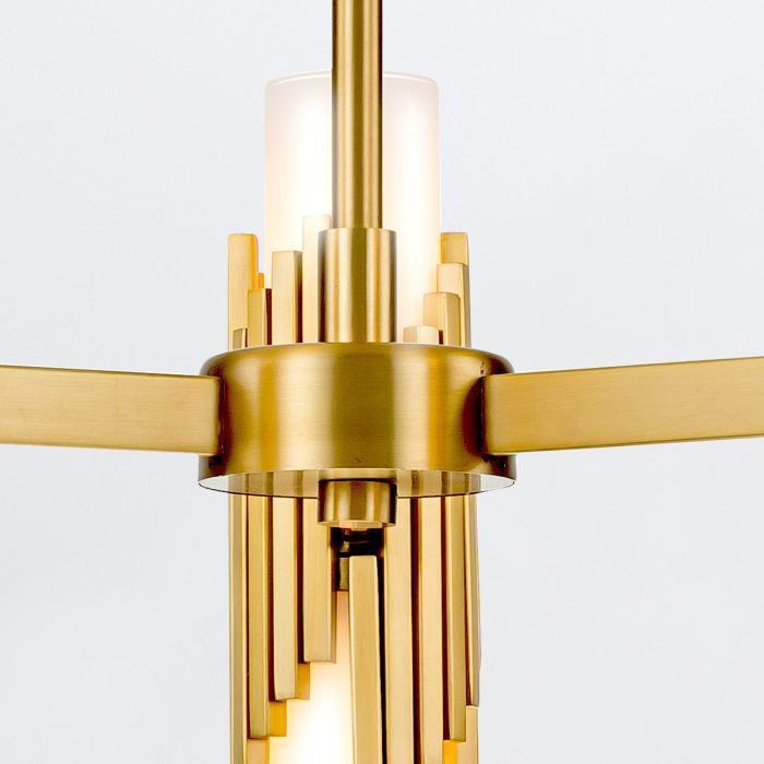 Marvele 6/8/10 Lt Chandelier - Aged Brass