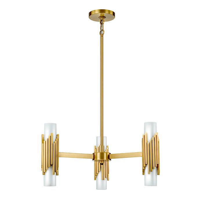 Marvele 6/8/10 Lt Chandelier - Aged Brass
