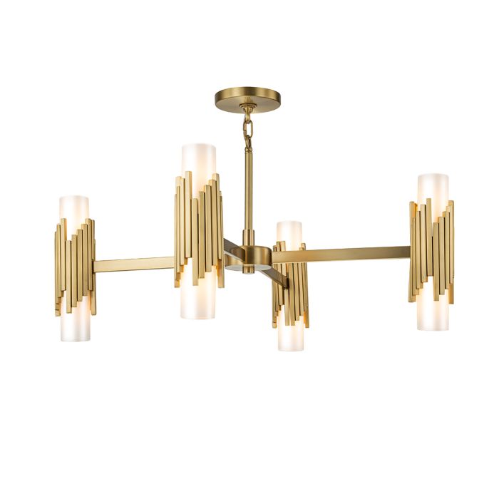 Marvele 6/8/10 Lt Chandelier - Aged Brass