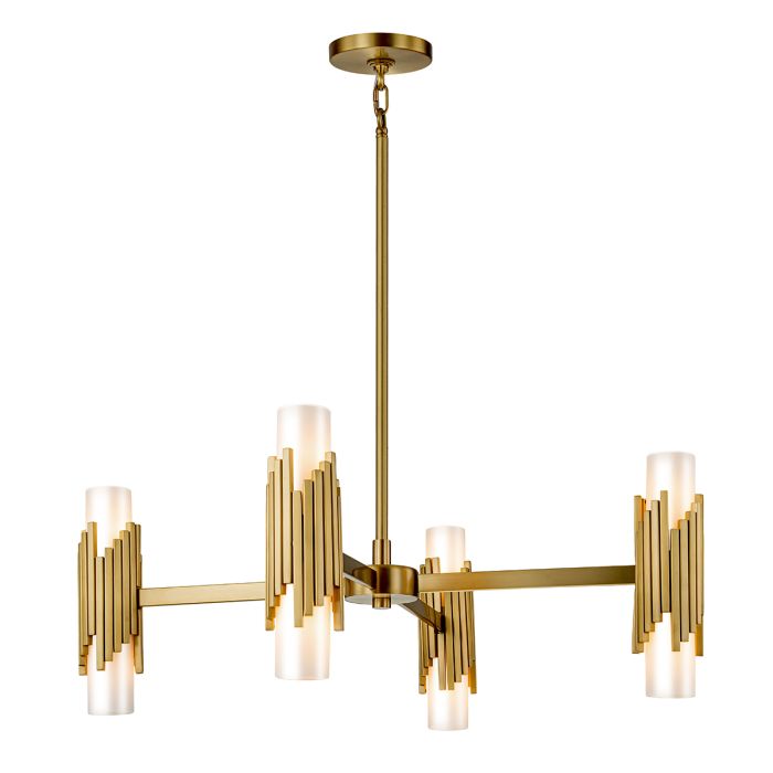 Marvele 6/8/10 Lt Chandelier - Aged Brass
