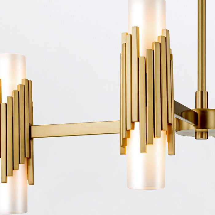 Marvele 6/8/10 Lt Chandelier - Aged Brass