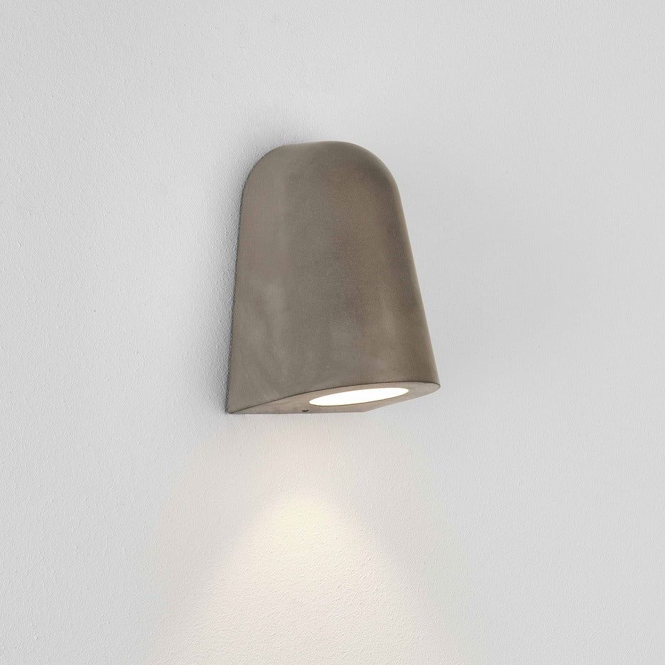 Mast Light Antique Brass, Textured Black, Textured Grey