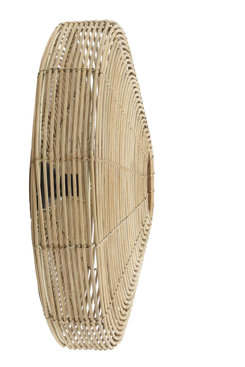 Mataka Large Wall Lamp - Rattan Finish