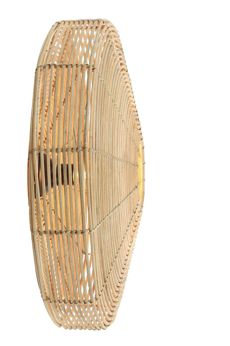 Mataka Large Wall Lamp - Rattan Finish