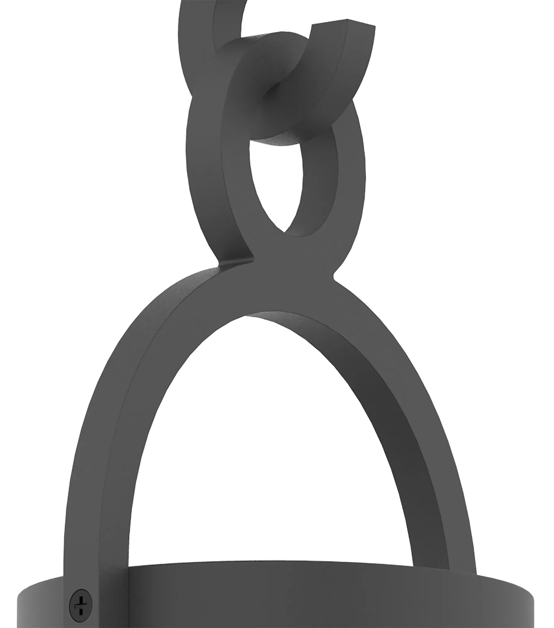 Maya Flush Ceiling Light IP54- Anthracite