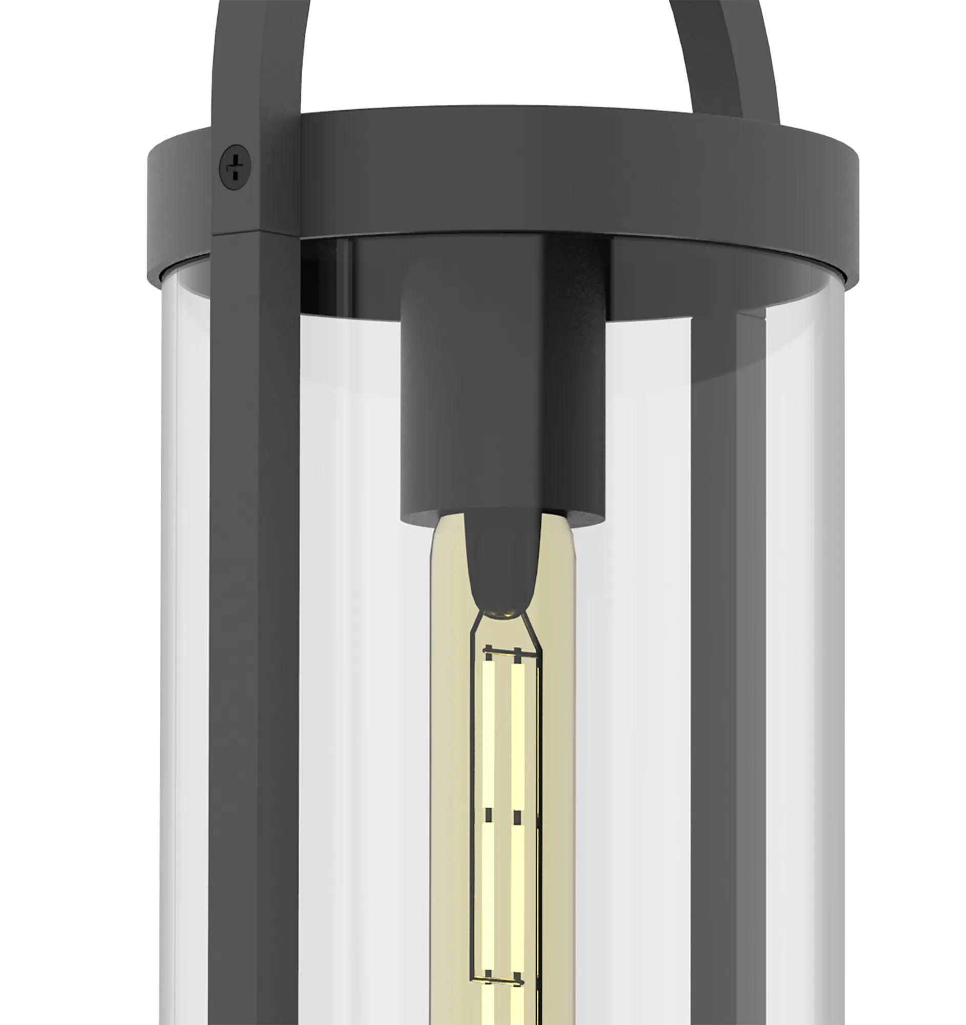 Maya Flush Ceiling Light IP54- Anthracite