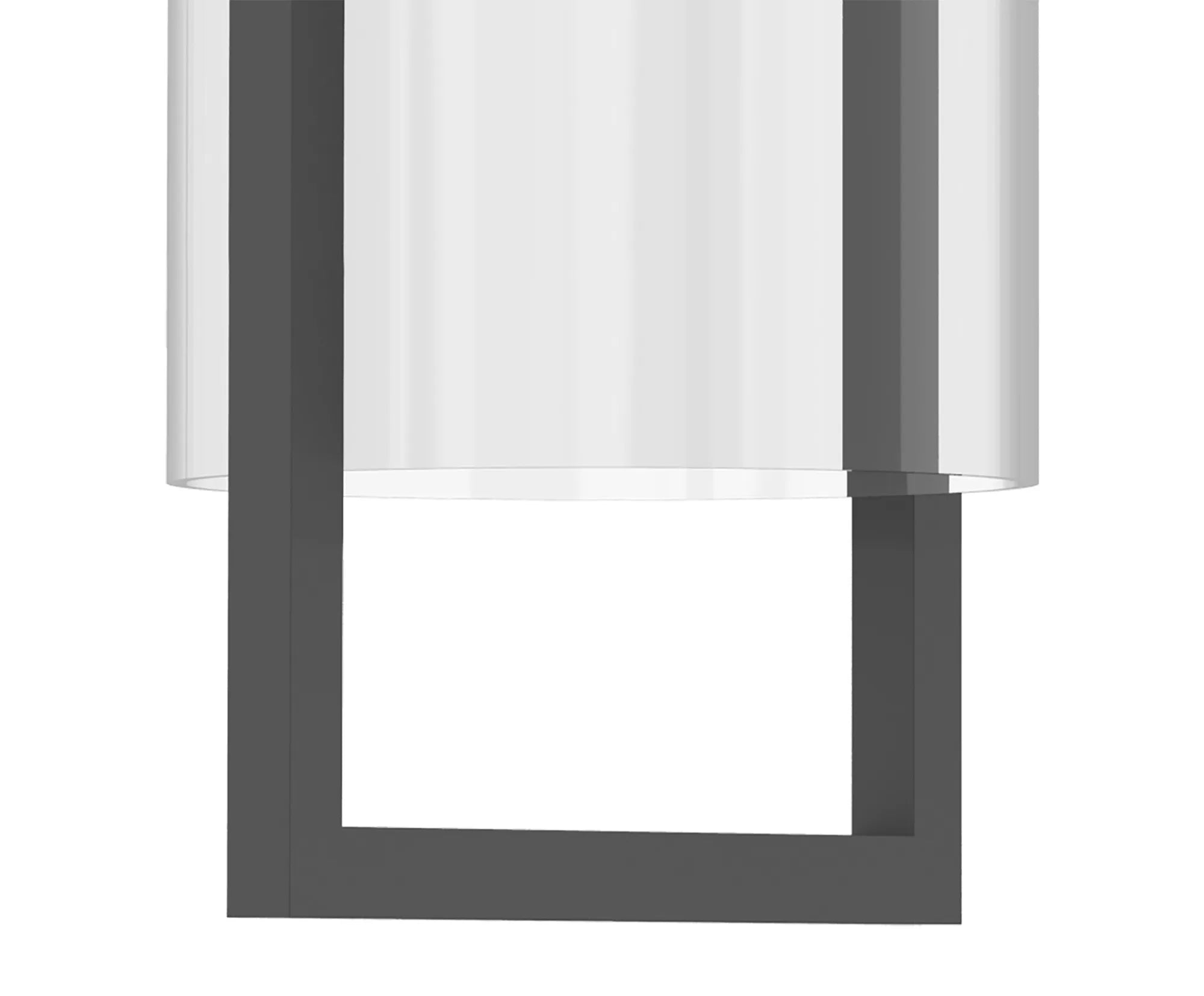 Maya Flush Ceiling Light IP54- Anthracite