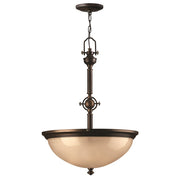 Mayflower 3Lt Pendant Ceiling Light - Olde Bronze Finish