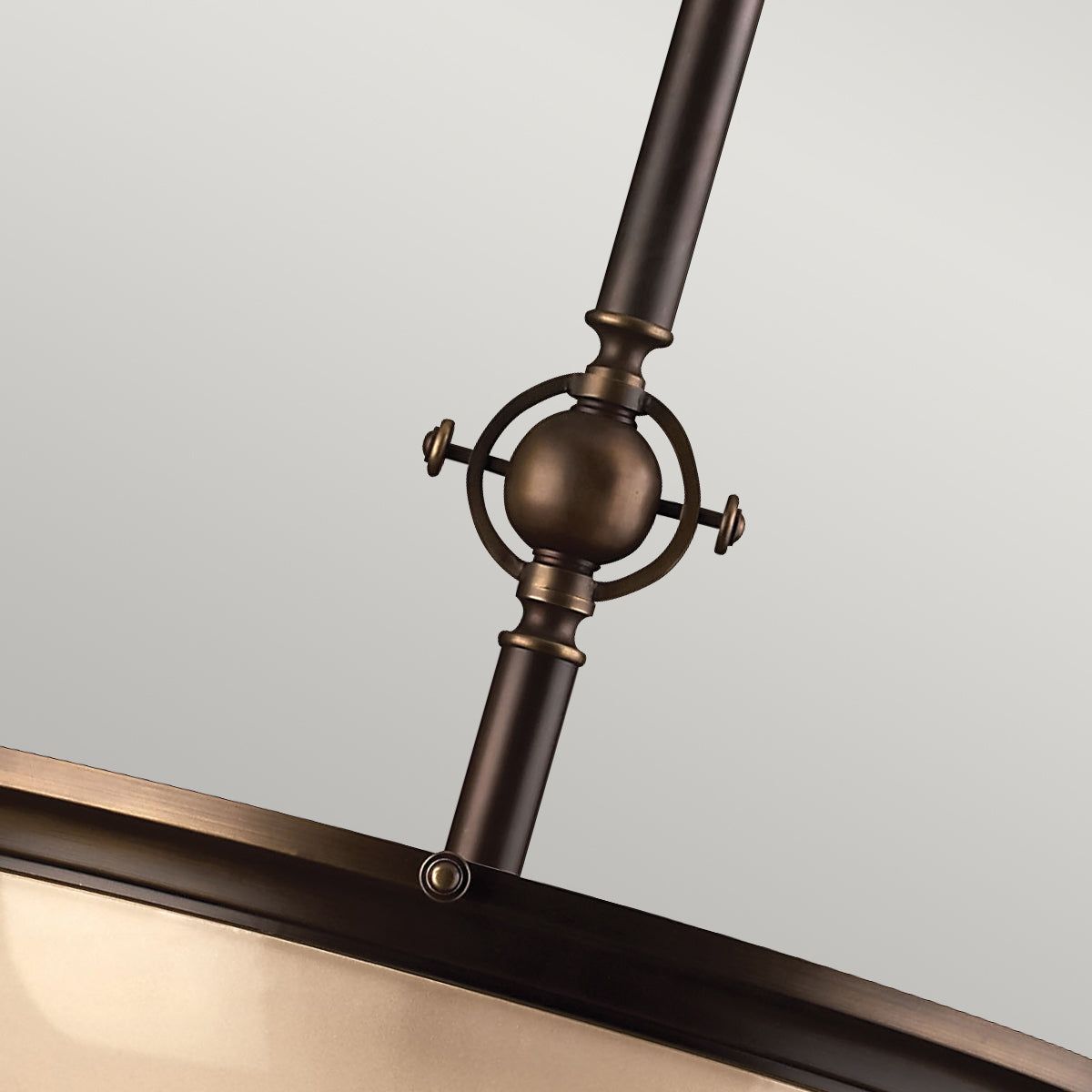 Mayflower 3Lt Pendant Ceiling Light - Olde Bronze Finish