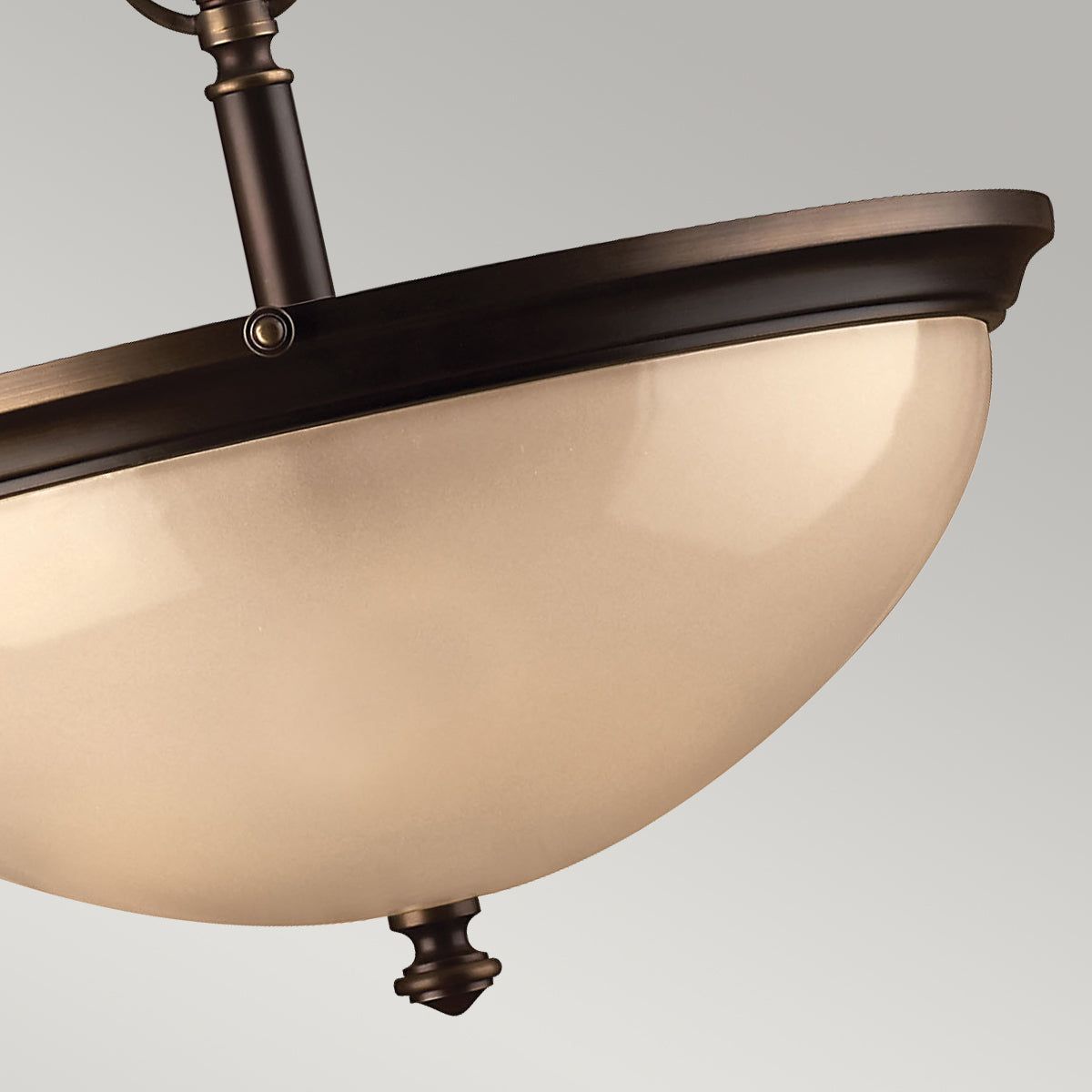 Mayflower 3Lt Pendant Ceiling Light - Olde Bronze Finish
