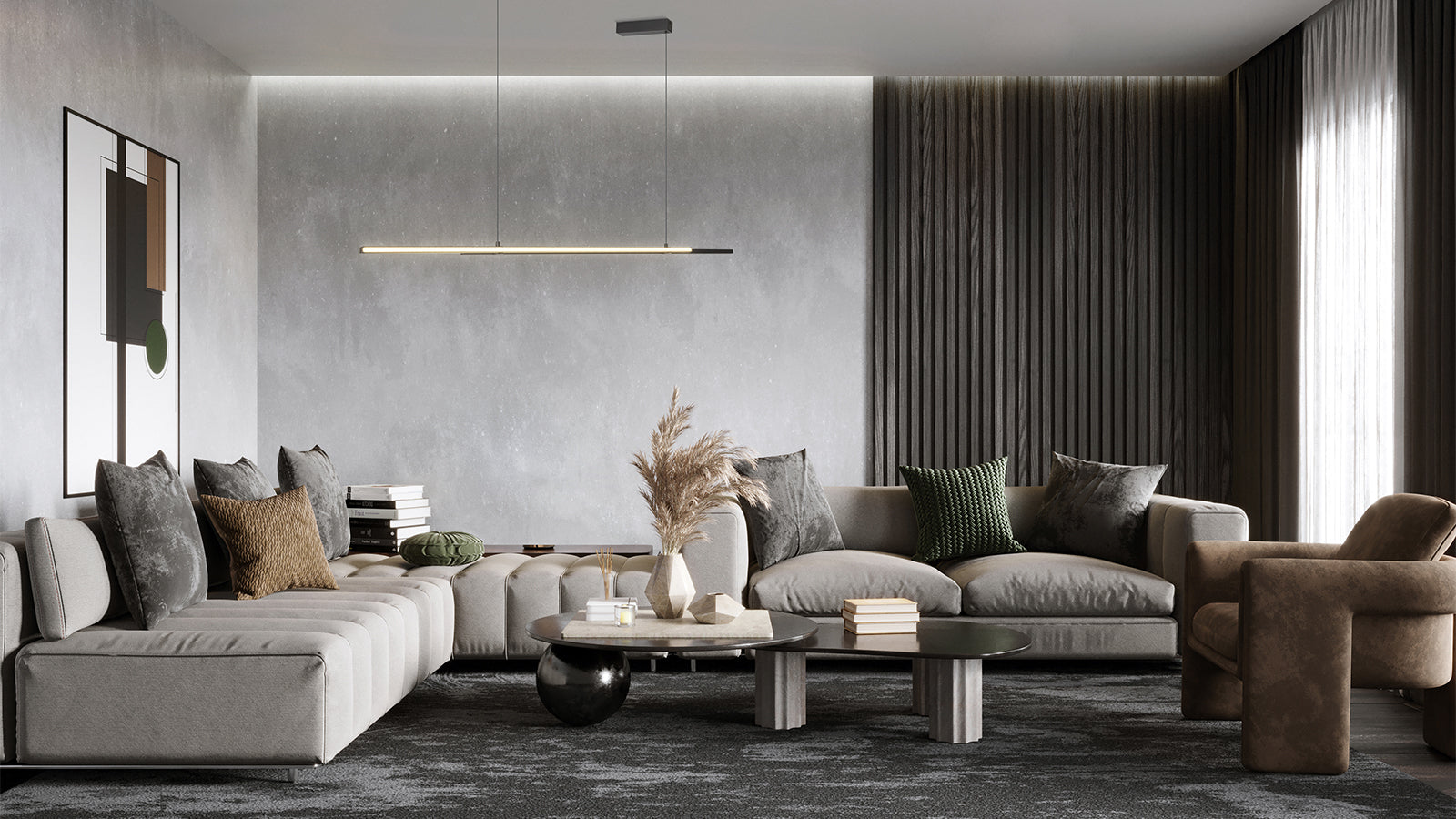 Halo LED Linear Pendant - Promotional Offer