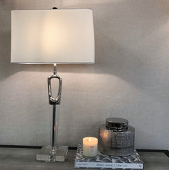 Maren Lamp - Crystal & Chrome Finish