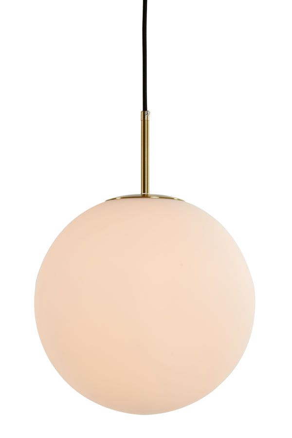 Medina Large Hanging Lamp - Matt White Glass Finish