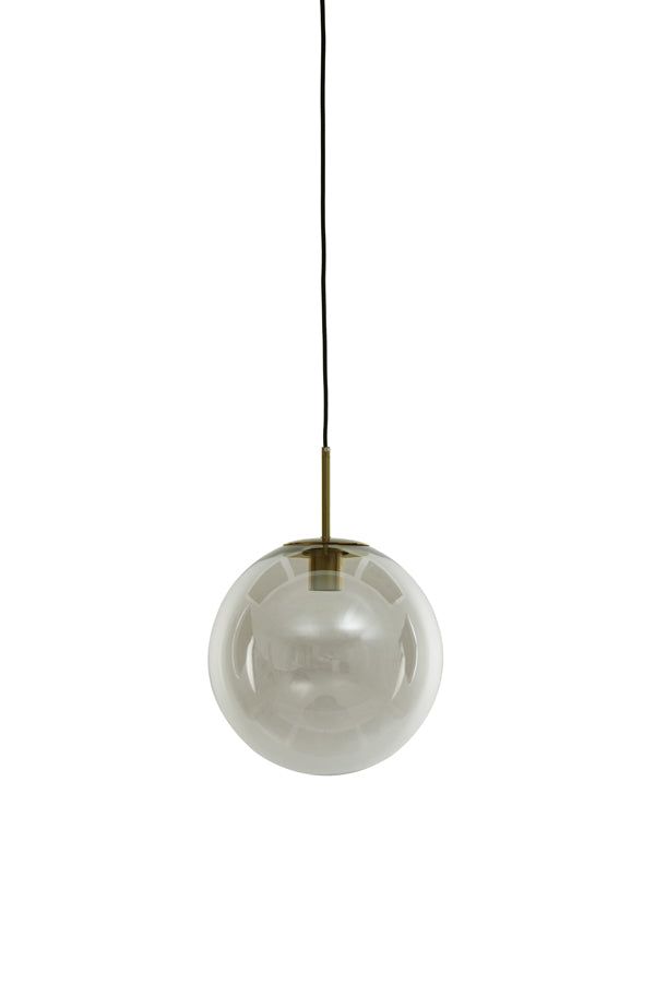 Medina Large Hanging Lamp - Clear Glass Finish