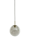 Medina Large Hanging Lamp - Clear Glass Finish