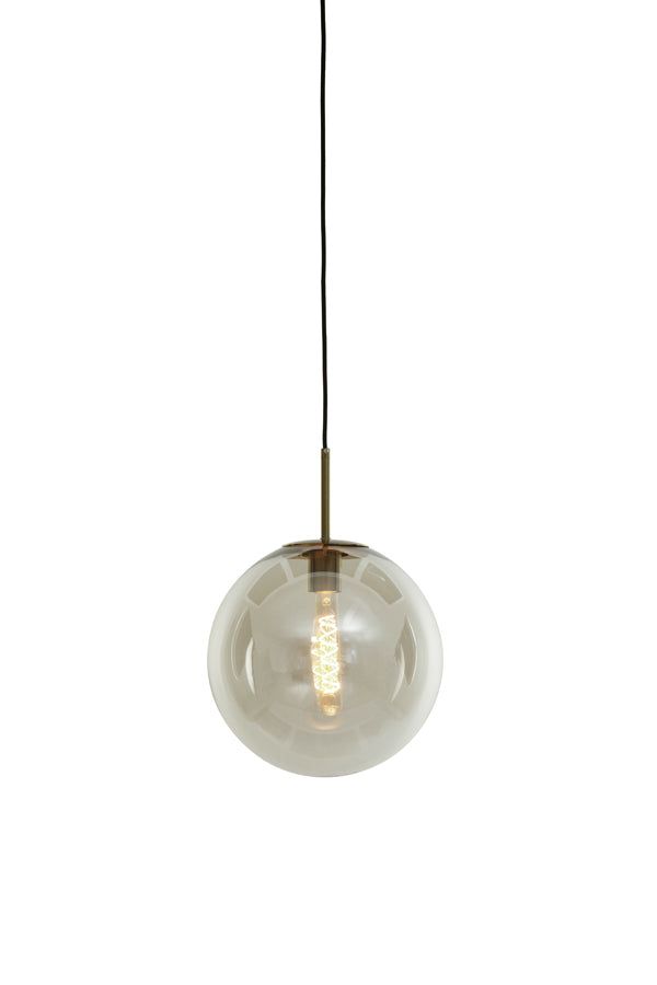 Medina Large Hanging Lamp - Clear Glass Finish