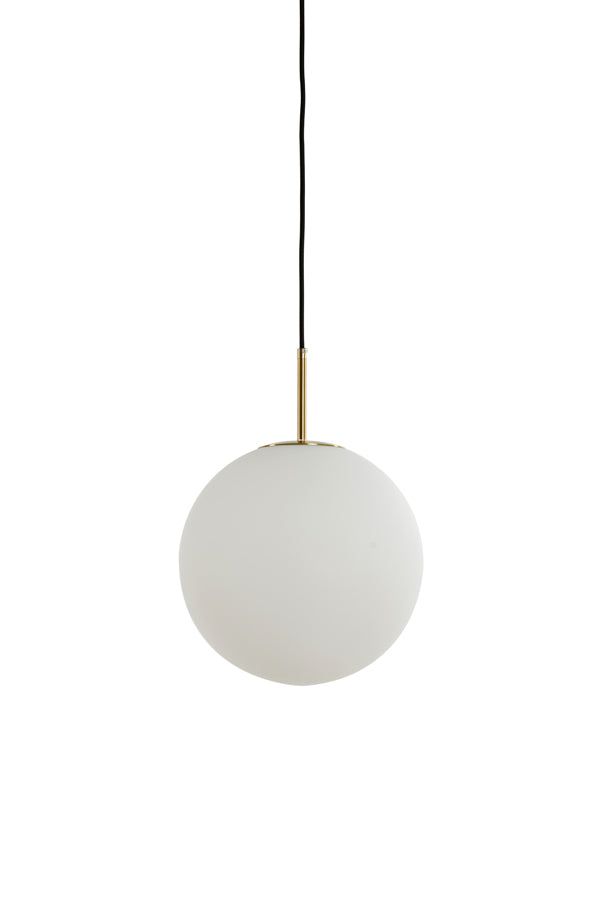 Medina Small Hanging Lamp - Matt White Glass Finish