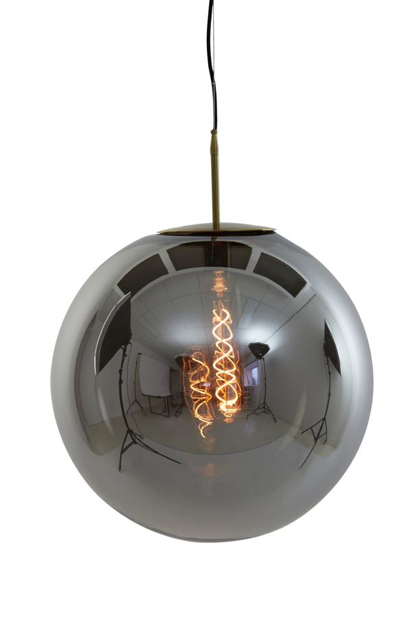 Medina X Large Hanging Lamp - Smoked Glass Finish