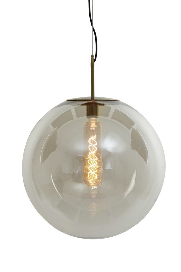 Medina X Large Hanging Lamp - Clear Glass Finish