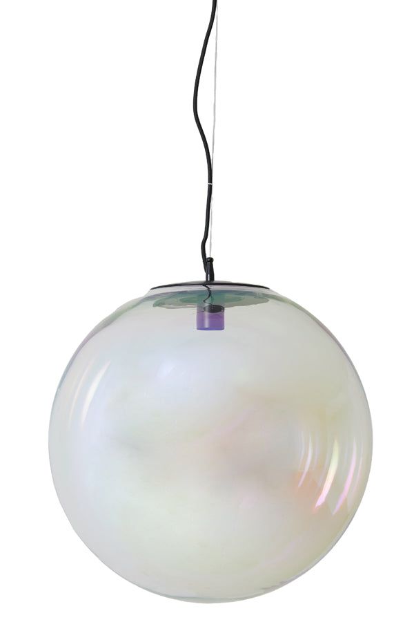 Medina X Large Hanging Lamp - Rainbow Glass Finish