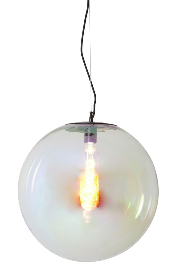 Medina X Large Hanging Lamp - Rainbow Glass Finish