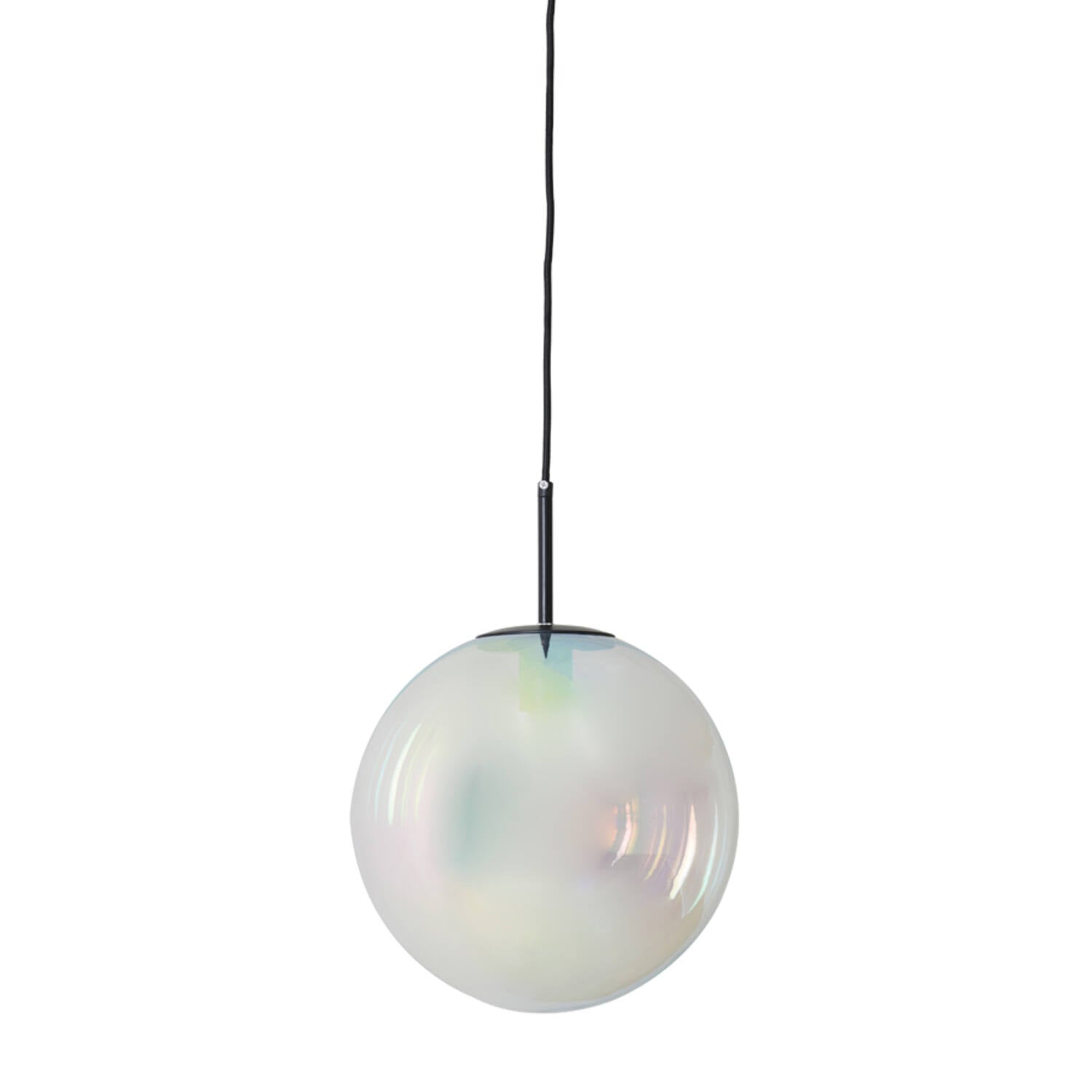 Medina Small/Medium/Large/X Large Hanging Lamp - Matt White/Clear/Smoked/Rainbow Glass Finish