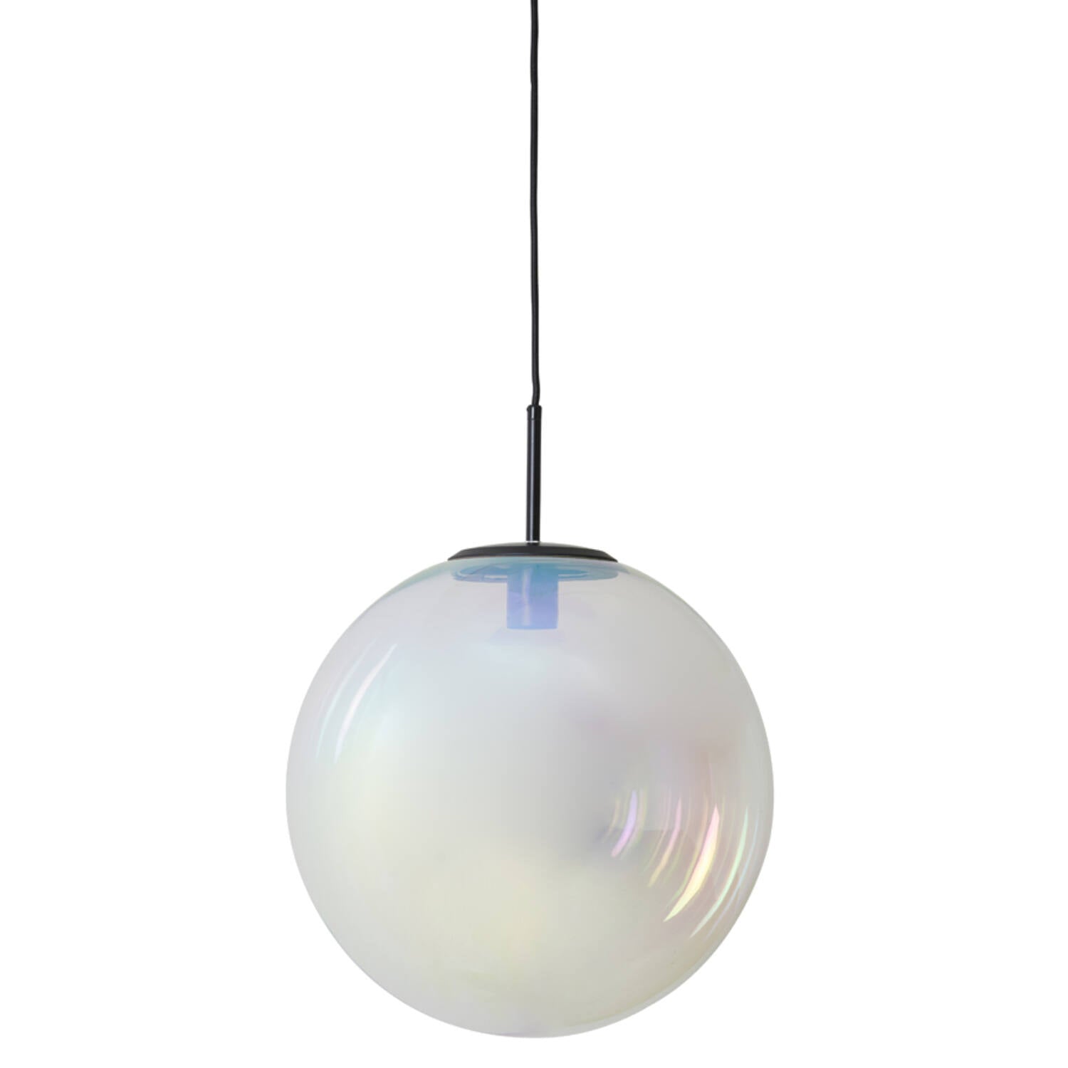Medina Small/Medium/Large/X Large Hanging Lamp - Matt White/Clear/Smoked/Rainbow Glass Finish