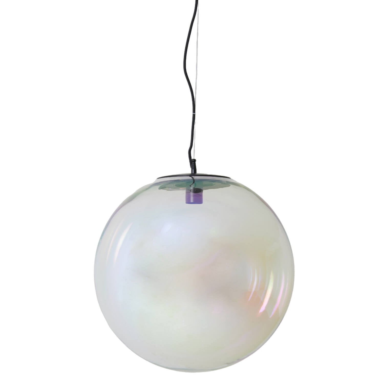 Medina Small/Medium/Large/X Large Hanging Lamp - Matt White/Clear/Smoked/Rainbow Glass Finish