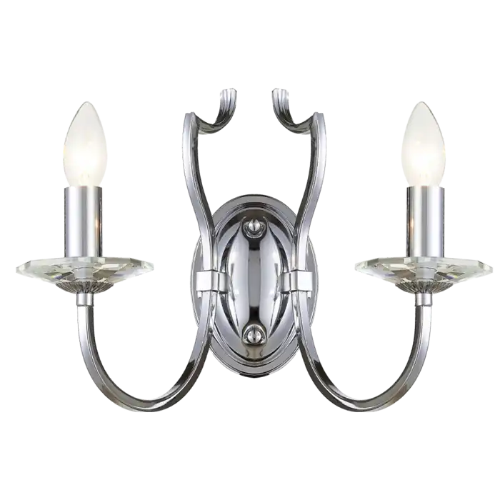 Riga 1Lt Wall Lamp - Silver