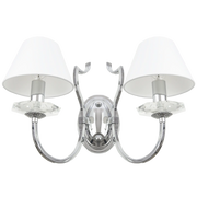 Riga 1Lt Wall Lamp - Silver