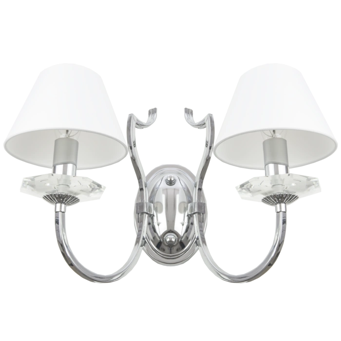 Riga 1Lt Wall Lamp - Silver