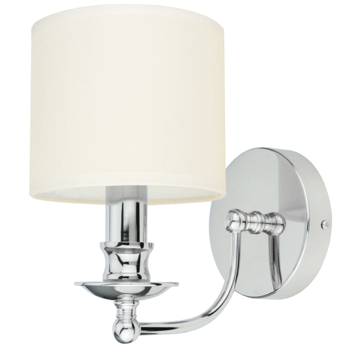 Abu Dhabi 1 Wall Light - Silver/Gold