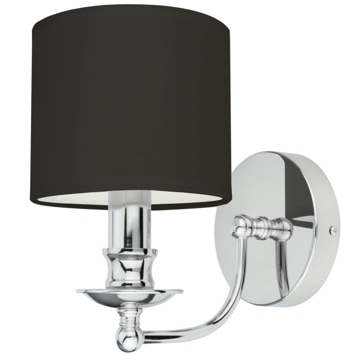 Abu Dhabi 1 Wall Light - Silver/Gold