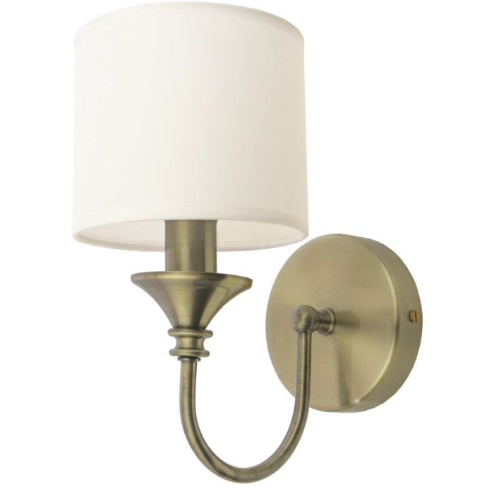 Abu Dhabi 2 Wall Light - Silver/Brass