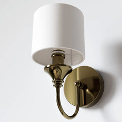 Abu Dhabi 2 Wall Light - Silver/Brass