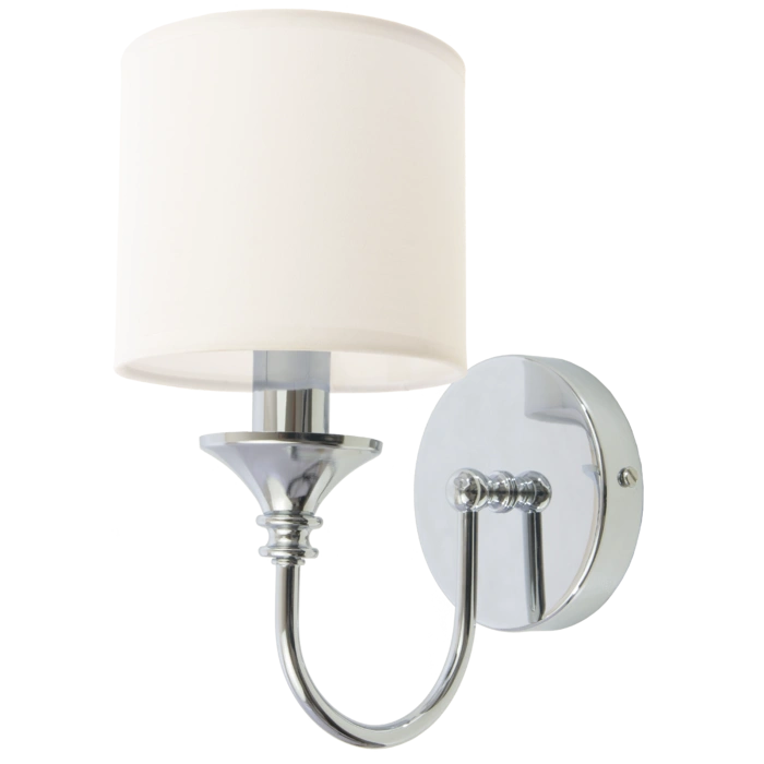 Abu Dhabi 2 Wall Light - Silver/Brass